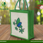 Jute Vision Jute-Cotton Lunch Carrying Bag