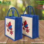 Jute Vision Jute-Cotton Lunch Carrying Bag