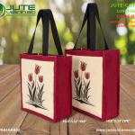 Jute Vision Jute-Cotton Lunch Carrying Bag
