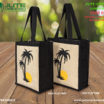 Jute Vision Jute-Cotton Lunch Carrying Bag